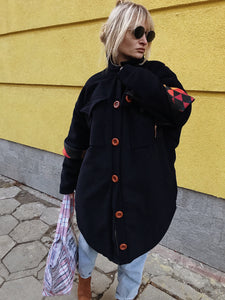 JARAH Oversized Wool Shirt Long Coat