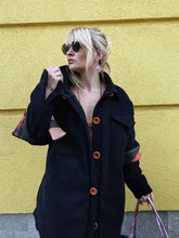 Load image into Gallery viewer, JARAH Oversized Wool Shirt Long Coat